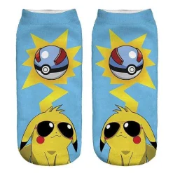 Pkm.store Sonstiges Merchandise-Pokemon Sneaker Socken - One Size - Viele Motive