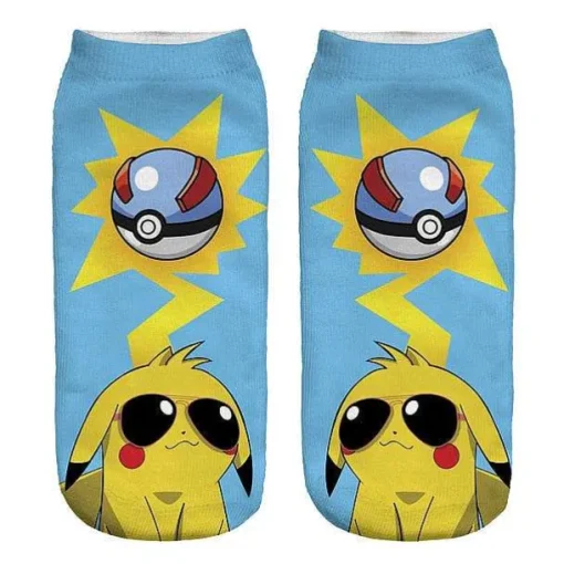 Pkm.store Sonstiges Merchandise-Pokemon Sneaker Socken - One Size - Viele Motive