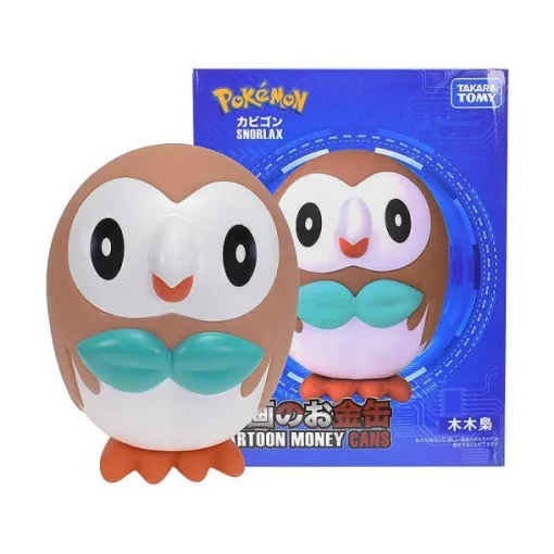 Pkm.store Sonstiges Merchandise-Pokemon Snorlax, Schiggy, Enton Oder Rowlet Spardose