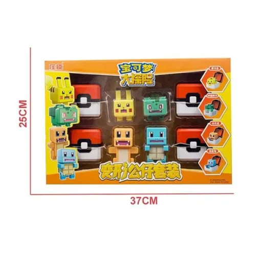 Pkm.store Pokemon Spielzeug-Pokemon Spielzeug Figuren Und Balle Im Pixel Look
