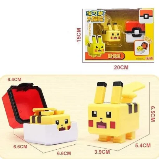 Pkm.store Pokemon Figuren-Pokemon Spielzeug Figuren Und Balle Im Pixel Look