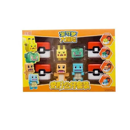 Pkm.store Pokemon Figuren-Pokemon Spielzeug Figuren Und Balle Im Pixel Look