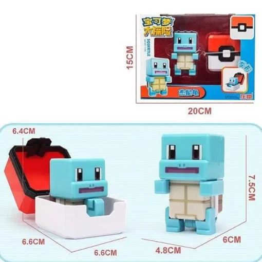 Pkm.store Pokemon Figuren-Pokemon Spielzeug Figuren Und Balle Im Pixel Look