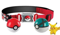 Pkm.store Pokemon Spielzeug-Pokemon Spielzeug Poke Trainer Gurtel Mit Pokeball Und Figur