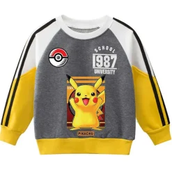 Pkm.store Herbst & Winter-Pokemon Sportliches Kinder Sweatshirt