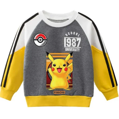 Pkm.store Herbst & Winter-Pokemon Sportliches Kinder Sweatshirt