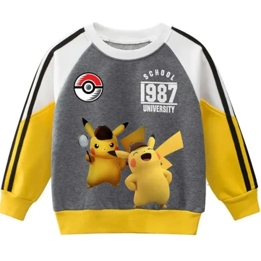 Pkm.store Herbst & Winter-Pokemon Sportliches Kinder Sweatshirt