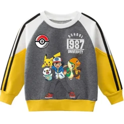 Pkm.store Herbst & Winter-Pokemon Sportliches Kinder Sweatshirt