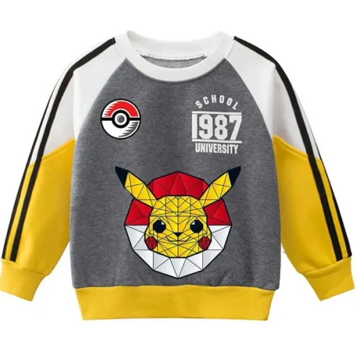 Pkm.store Herbst & Winter-Pokemon Sportliches Kinder Sweatshirt