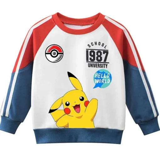 Pkm.store Herbst & Winter-Pokemon Sportliches Kinder Sweatshirt