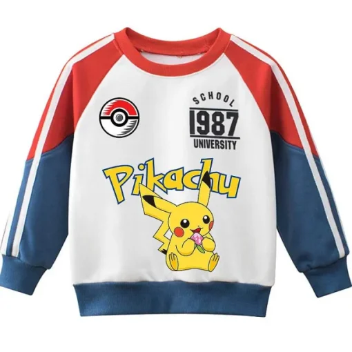 Pkm.store Herbst & Winter-Pokemon Sportliches Kinder Sweatshirt