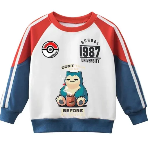 Pkm.store Herbst & Winter-Pokemon Sportliches Kinder Sweatshirt