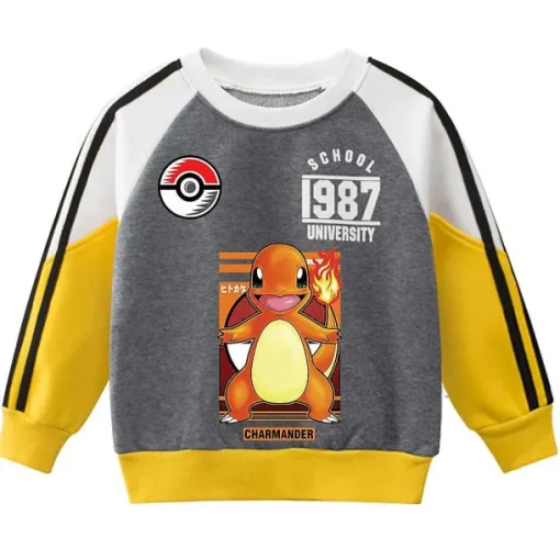 Pkm.store Herbst & Winter-Pokemon Sportliches Kinder Sweatshirt