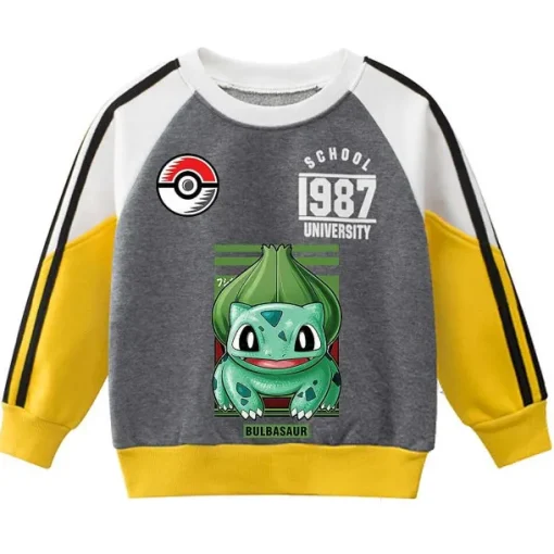 Pkm.store Herbst & Winter-Pokemon Sportliches Kinder Sweatshirt