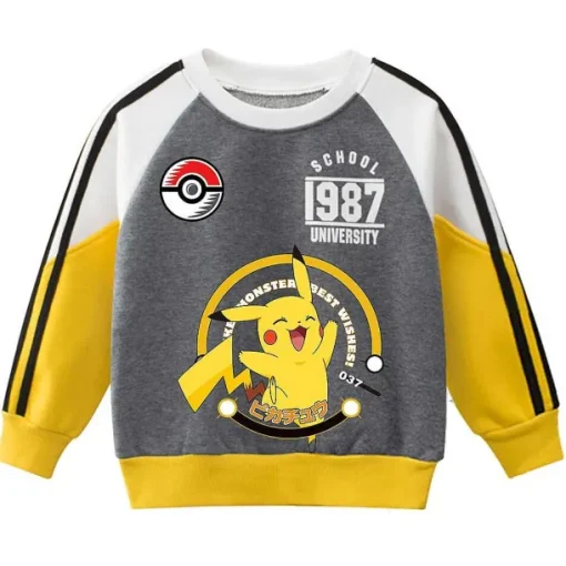 Pkm.store Herbst & Winter-Pokemon Sportliches Kinder Sweatshirt