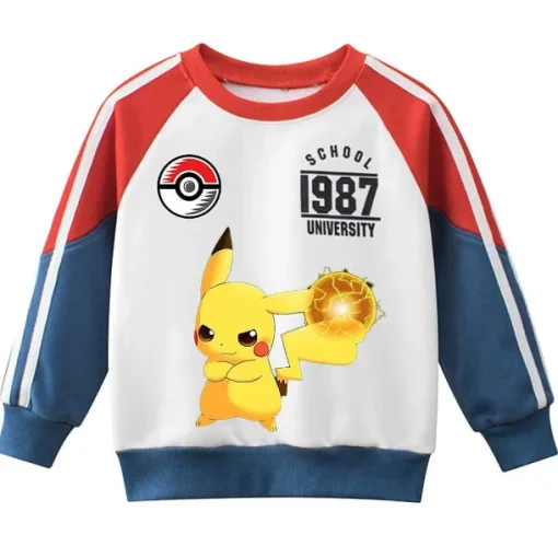 Pkm.store Herbst & Winter-Pokemon Sportliches Kinder Sweatshirt