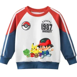 Pkm.store Herbst & Winter-Pokemon Sportliches Kinder Sweatshirt