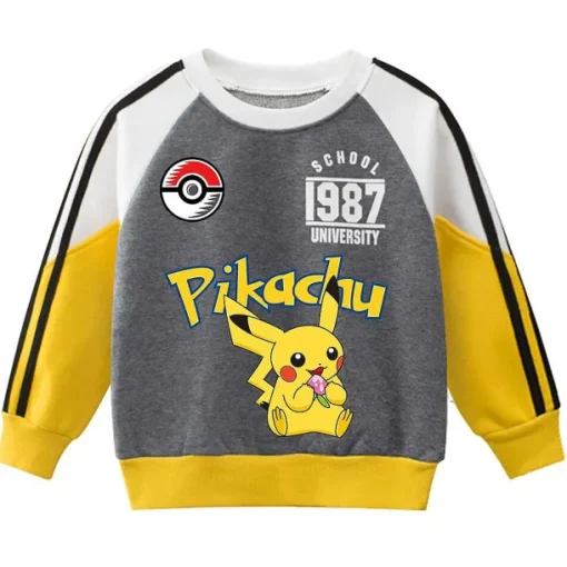Pkm.store Herbst & Winter-Pokemon Sportliches Kinder Sweatshirt