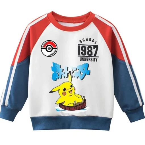 Pkm.store Herbst & Winter-Pokemon Sportliches Kinder Sweatshirt