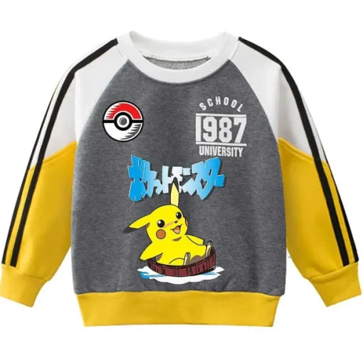 Pkm.store Herbst & Winter-Pokemon Sportliches Kinder Sweatshirt