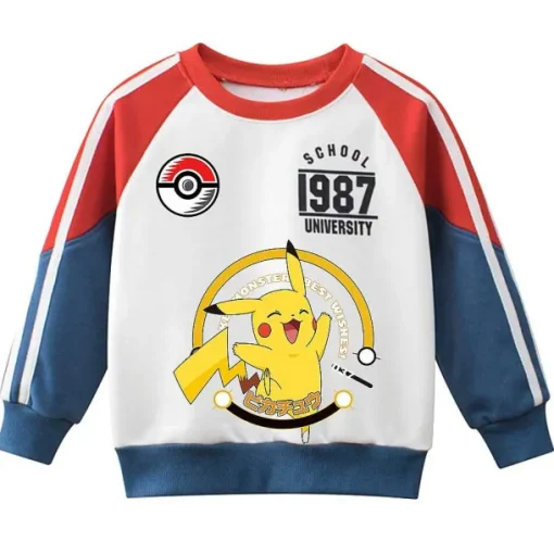 Pkm.store Herbst & Winter-Pokemon Sportliches Kinder Sweatshirt