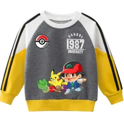 Pkm.store Herbst & Winter-Pokemon Sportliches Kinder Sweatshirt