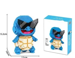 Pkm.store Pokemon Bausteine-Pokemon Squirtle Schiggy Bausteine Figur (Ca. 2100 Bausteine)