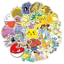 Pkm.store Sonstiges Merchandise-Pokemon Sticker Aufkleber - 50 Oder 100 Stuck