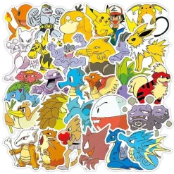 Pkm.store Sonstiges Merchandise-Pokemon Sticker Aufkleber - 50 Oder 100 Stuck