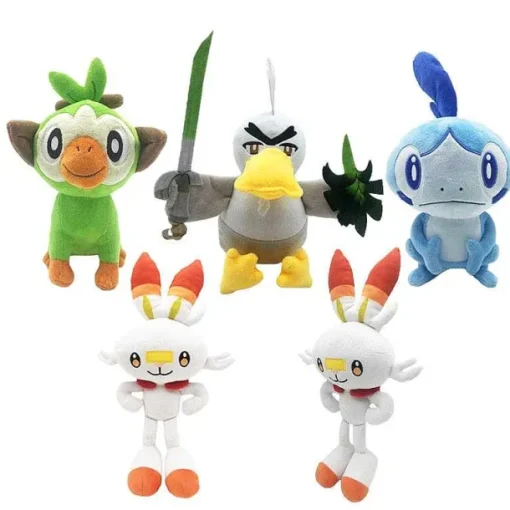 Pkm.store Pokemon Schwert & Schild-Pokemon Sword Und Shield Plusch Pokemon (Hopplo / Scorbunny, Sobble Oder Grookey)