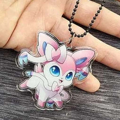 Pkm.store Sonstiges Merchandise-Pokemon Sylveon Keychain / Anhanger / Lanyard