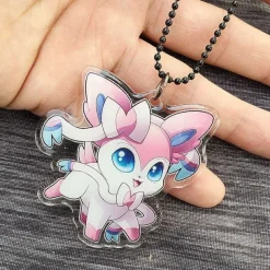 Pkm.store Sonstiges Merchandise-Pokemon Sylveon Keychain / Anhanger / Lanyard