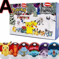 Pkm.store Pokemon Spielzeug-Pokemon 6-Teiliges Pokeball Weihnachts Set
