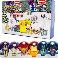 Pkm.store Pokemon Spielzeug-Pokemon 6-Teiliges Pokeball Weihnachts Set
