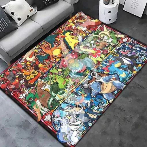 Pkm.store Sonstiges Merchandise-Pokemon Teppich (Rechteck) In Verschiedenen Grosen Und Motiven