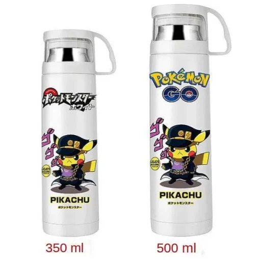 Pkm.store Sommer-Pokemon Thermoskanne Wasserflasche In Vielen Motiven (350Ml Oder 500Ml)