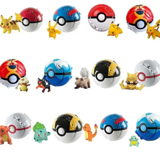 Pkm.store Pokeball & Pokebälle-Pokemon Throw 'N Pop Poke Ball (Verschiedene Motive)
