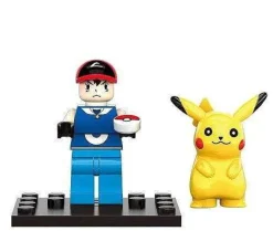 Pkm.store Pokemon Spielzeug-Pokemon Trainer Figuren Mit Pikachu (6 Stk.)