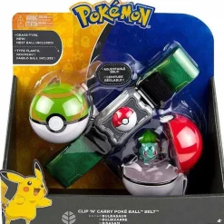 Pkm.store Pokemon Spielzeug-Pokemon Trainer Set Mit Gurtel, Pokeball, Tasche Und Figur