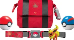 Pkm.store Pokemon Spielzeug-Pokemon Trainer Set Mit Gurtel, Pokeball, Tasche Und Figur