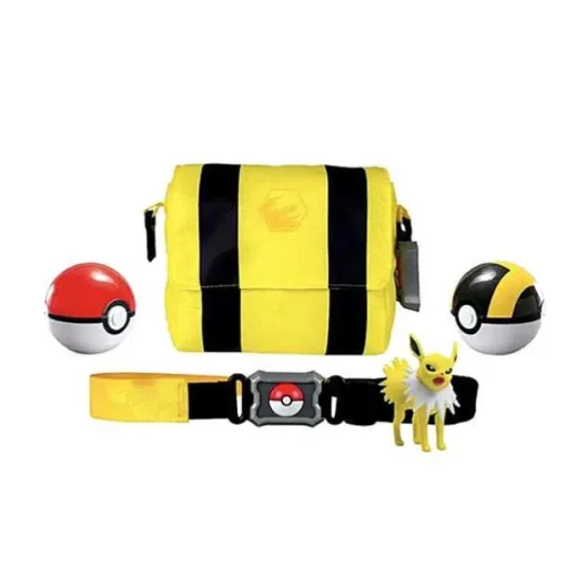 Pkm.store Pokemon Spielzeug-Pokemon Trainer Set Mit Gurtel, Pokeball, Tasche Und Figur