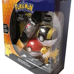 Pkm.store Pokemon Spielzeug-Pokemon Trainer Set Mit Gurtel, Pokeball, Tasche Und Figur