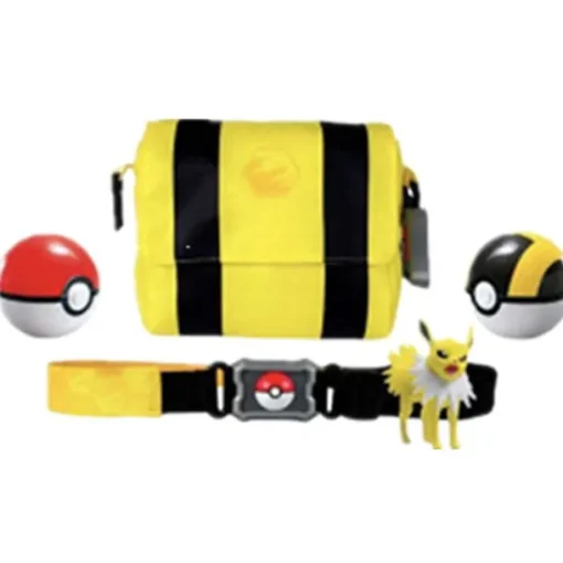 Pkm.store Pokemon Spielzeug-Pokemon Trainer Set Mit Gurtel, Pokeball, Tasche Und Figur