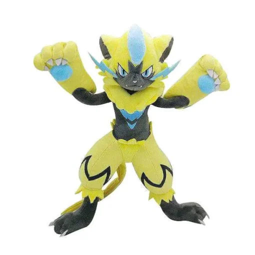 Pkm.store Pokemon Unite-Pokemon Unite Zeraora Plusch Pokemon (Ca. 30Cm)