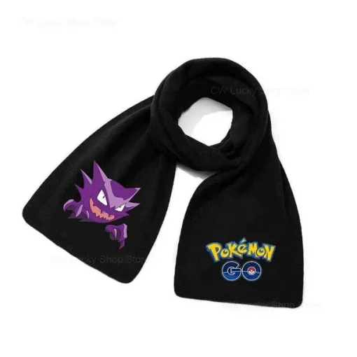 Pkm.store Herbst & Winter-Pokemon Wamer Schal - Pikachu Gengar U. A Motive