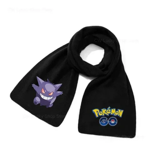 Pkm.store Herbst & Winter-Pokemon Wamer Schal - Pikachu Gengar U. A Motive