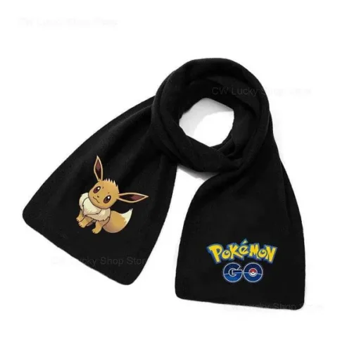 Pkm.store Herbst & Winter-Pokemon Wamer Schal - Pikachu Gengar U. A Motive
