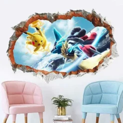 Pkm.store Sonstiges Merchandise-Pokemon Wandtattoo Wand Sticker - Verschiedene Motive
