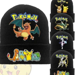 Pkm.store Herbst & Winter-Pokemon Winter Mützen In Verschiedenen Motiven