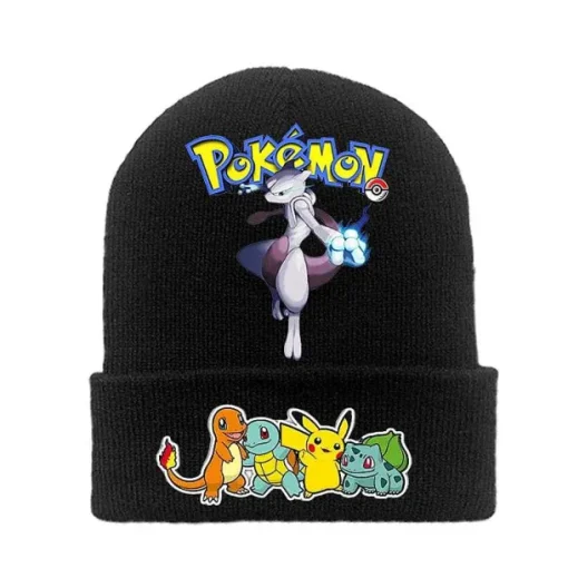 Pkm.store Herbst & Winter-Pokemon Winter Mützen In Verschiedenen Motiven